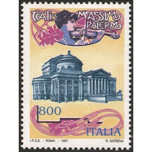 ITALIA - 1997 - 100° del Teatro Massimo di Palermo - 1 v.