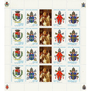 VATICANO - 1997 - 100° della nascita di Papa Paolo VI - 1 MF da 4 strisce