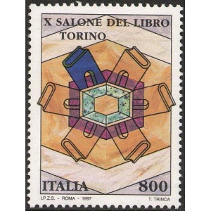 ITALIA - 1997 - 10° del Salone del Libro di Torino - 1 v.