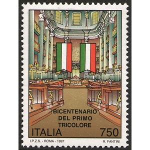 ITALIA - 1997 - 200° del Primo Tricolore 1 v.