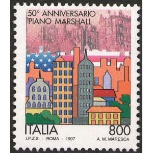 ITALIA - 1997 - 50° del Piano Marshall - 1 v.