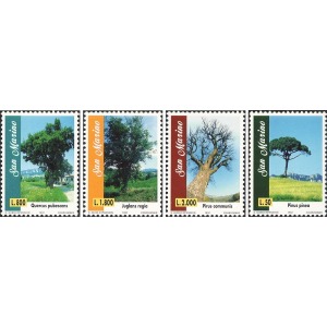 SAN MARINO - 1997 - Alberi monumentali- 4 v.