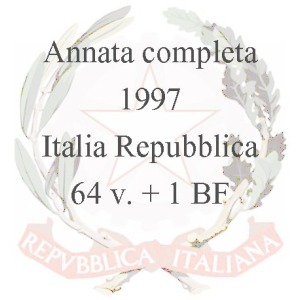 ITALIA - 1997 - Annata completa - 64 v. + 1 BF