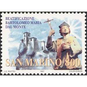 SAN MARINO - 1997 - Beatificazione di Bartolomeo Maria Dal Monte - 1 v.