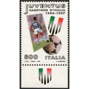 ITALIA - 1997 - Juventus campione d'Italia - 1 v. con bandella