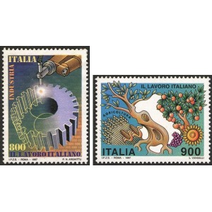 ITALIA - 1997 - Lavoro italiano IV serie - 2 v.