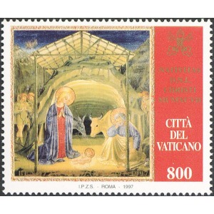 VATICANO - 1997 - Natale - 1 v.