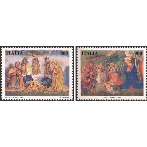 ITALIA - 1997 - Natale - 2 v.