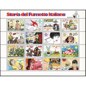 SAN MARINO - 1997 - Storia del fumetto italiano - 1 BF