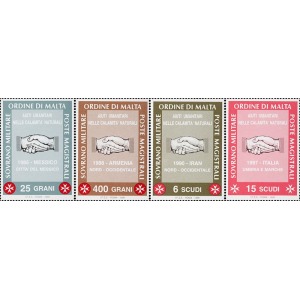 S.M.O.M. - 1998 - Aiuti umanitari del Sovrano Militare Ordine di Malta - 4 v.