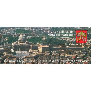 VATICANO - 1998 - Esposizione Italia '98: Giornata dell'Arte - 1 libretto
