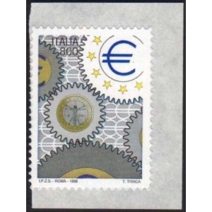 ITALIA - 1998 - Esposizione Italia '98: Giornata dell'Europa - 1 v. adesivo da libretto