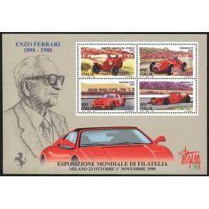 ITALIA - 1998 - Esposizione Italia '98: Giornata della Ferrari - 1 BF