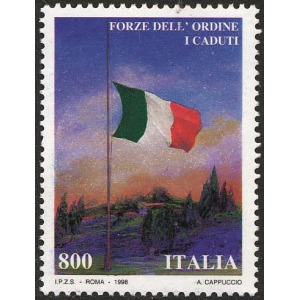 ITALIA - 1998 - I Caduti delle Forze dell'Ordine - 1 v.