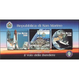 SAN MARINO - 1998 - La Bandiera nello spazio - 1 BF