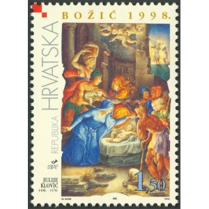 CROAZIA - 1998 - Natale - 1 v. (E.C. di Croazia con Vaticano)