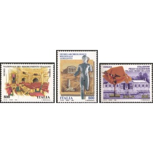 ITALIA - 1998 - Tesori dei musei nazionali - 3 v.