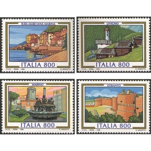 ITALIA - 1998 - Turistica XXV serie -4 v.