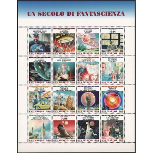 SAN MARINO - 1998 - Un secolo di fantascienza - 1 BF