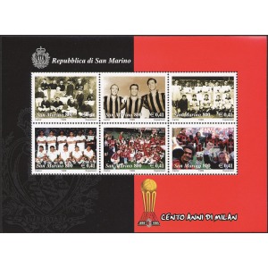 SAN MARINO - 1999 - 100 anni di Milan - 1 BF
