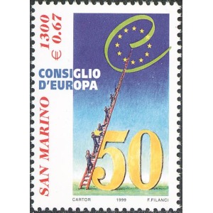 SAN MARINO - 1999 - 50° del Consiglio d'Europa - 1 v.