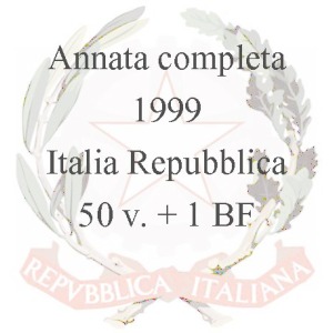 ITALIA - 1999 - Annata completa - 50 v. + 1 BF