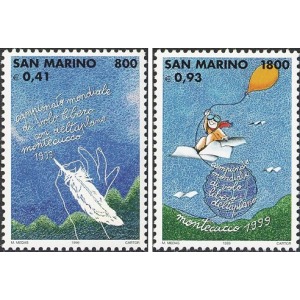 SAN MARINO - 1999 - Campionato mondiale di volo libero - 2 v.