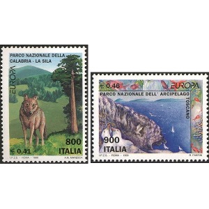 ITALIA - 1999 - Europa: Riserve e parchi naturali - 2 v.
