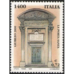 ITALIA - 1999 - Giubileo del 2000 - 1 v.