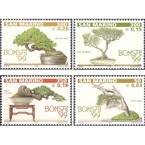 SAN MARINO - 1999 - Mostra di bonsai - 4 v.