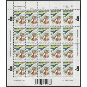 FINLANDIA - 1999 - Natale - 1 MF 20 v. (E.C. di Finlandia con Italia)