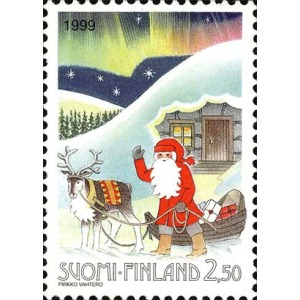 FINLANDIA - 1999 - Natale - 1 v. (E.C. di Finlandia con Italia)