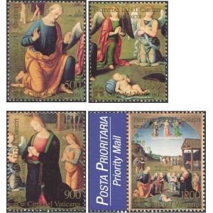VATICANO - 1999 - Natale - 4 v.