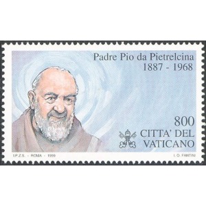 VATICANO - 1999 - Padre Pio da Pietrelcina - 1 v.