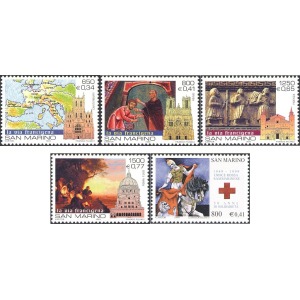 SAN MARINO - 1999 - Verso il Giubileo del 2000 - 5 v.
