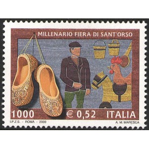ITALIA - 2000 - 1000° della Fiera di Sant'Orso - 1 v.