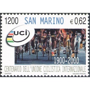 SAN MARINO - 2000 - 100° dell'Unione Ciclistica Internazionale - 1 v.