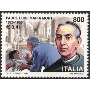 ITALIA - 2000 - 100° della morte di Padre Luigi Maria Monti - 1 v.