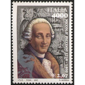 ITALIA - 2000 - 200° della morte di Niccolò Piccinni - 1 v.