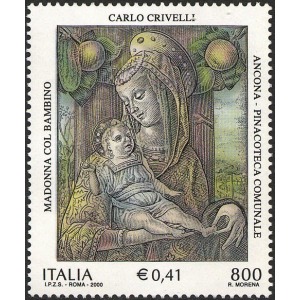 ITALIA - 2000 - 500° della morte di Carlo Crivelli - 1 v.