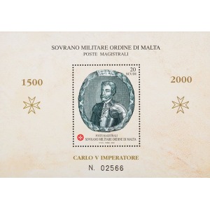 S.M.O.M. - 2000 - 500° della nascita dell'Imperatore Carlo V - 1 BF