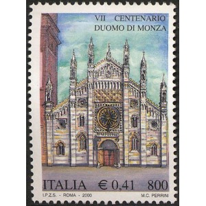 ITALIA - 2000 - 700° del Duomo di Monza - 1 v.