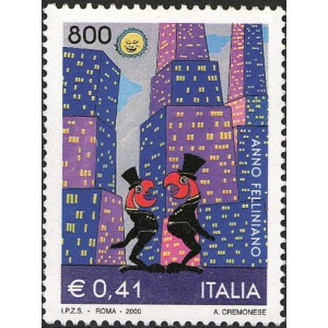 ITALIA - 2000 - Anno Felliniano - 1 v.