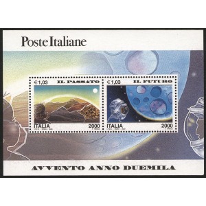 ITALIA - 2000 - Avvento anno 2000: il Passato e il Futuro - 1 BF
