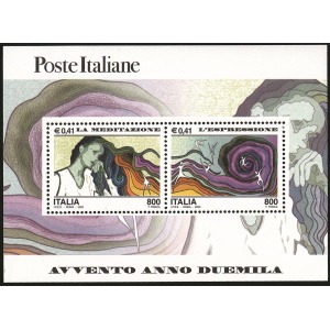 ITALIA - 2000 - Avvento anno 2000: la Meditazione e l'Espressione - 1 BF