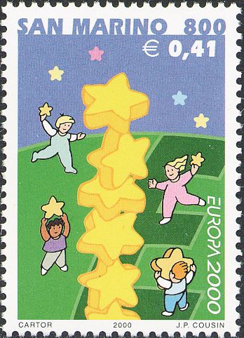 2000 Europa Europa 2000 1 v. San Marino SAN MARINO - 2000 - Europa: Europa 2000 - 1 v.