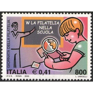 ITALIA - 2000 - Giornata della filatelia XIV serie - 1 v.