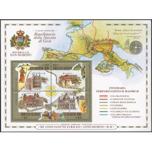 SAN MARINO - 2000 - Il Giubileo del 2000 - 1 BF