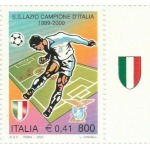 ITALIA - 2000 - Lazio campione d'Italia - 1 v. con bandella