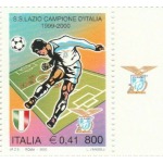 ITALIA - 2000 - Lazio campione d'Italia - 1 v. con bandella